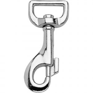 Snap hook - Neverrust highly polished, 26 mm clear width,  length 82 mm