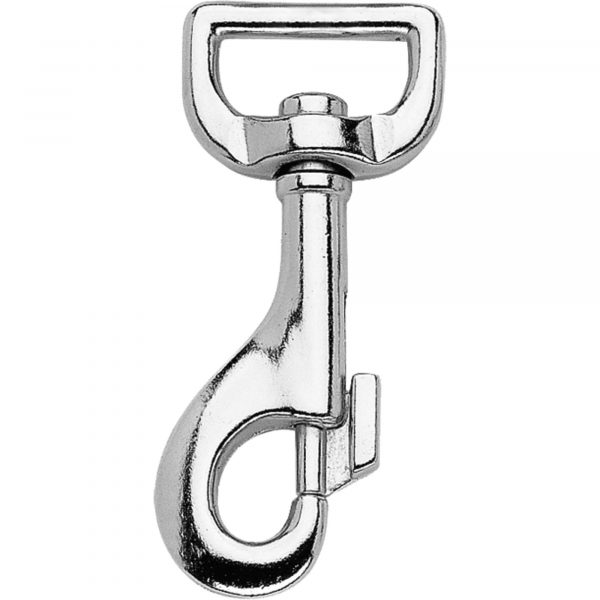 Snap hook - Neverrust highly polished, 26 mm clear width,  length 82 mm