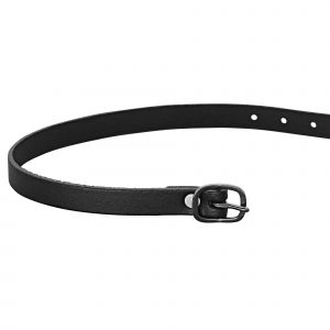 Spur straps 45cm leather black