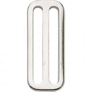 HS Surcingle attachment, slide - Steel nickel plated, 50 mm clear width