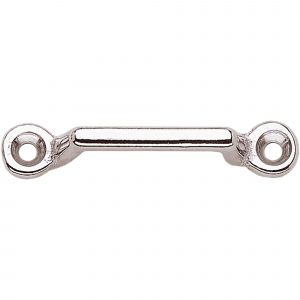 Staple - brass chrome plated, 36 mm clear width