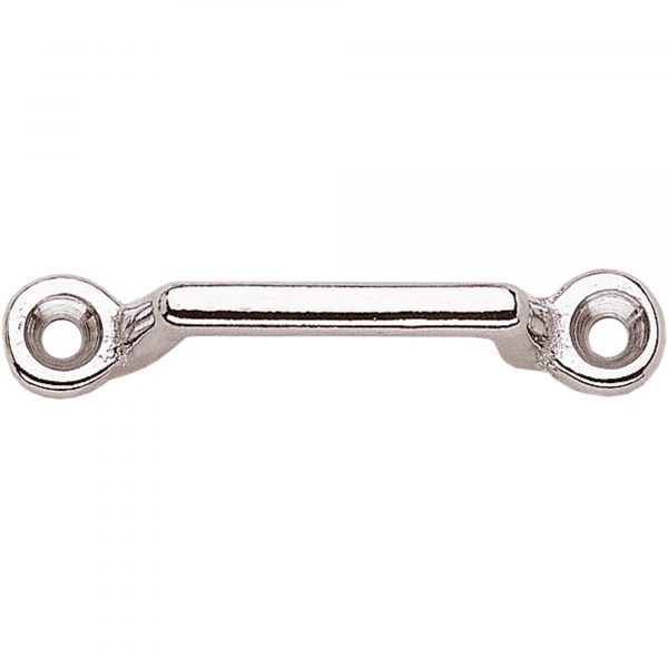 Staple - brass chrome plated, 26 mm clear width