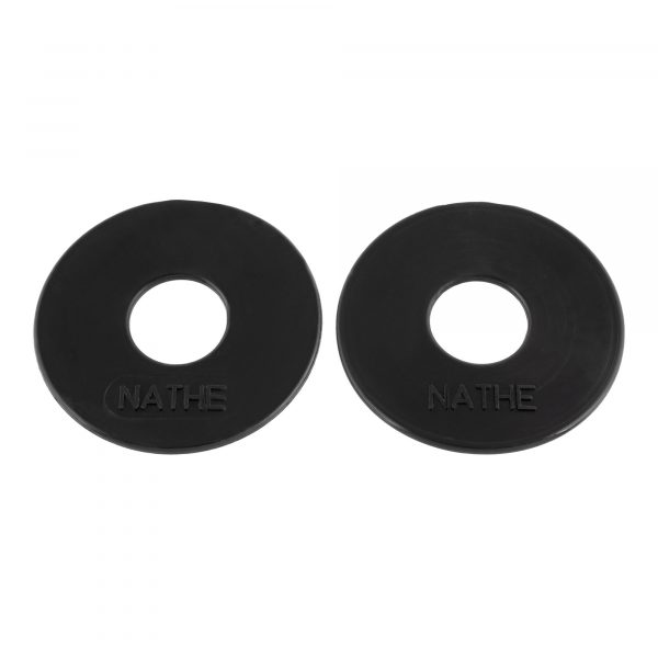 Nathe bit guards - rubber, black