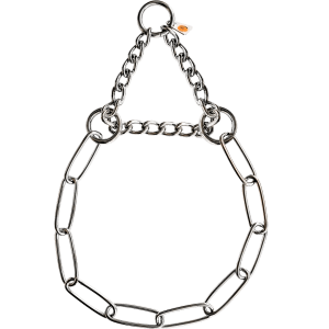 chain dog collar long link
