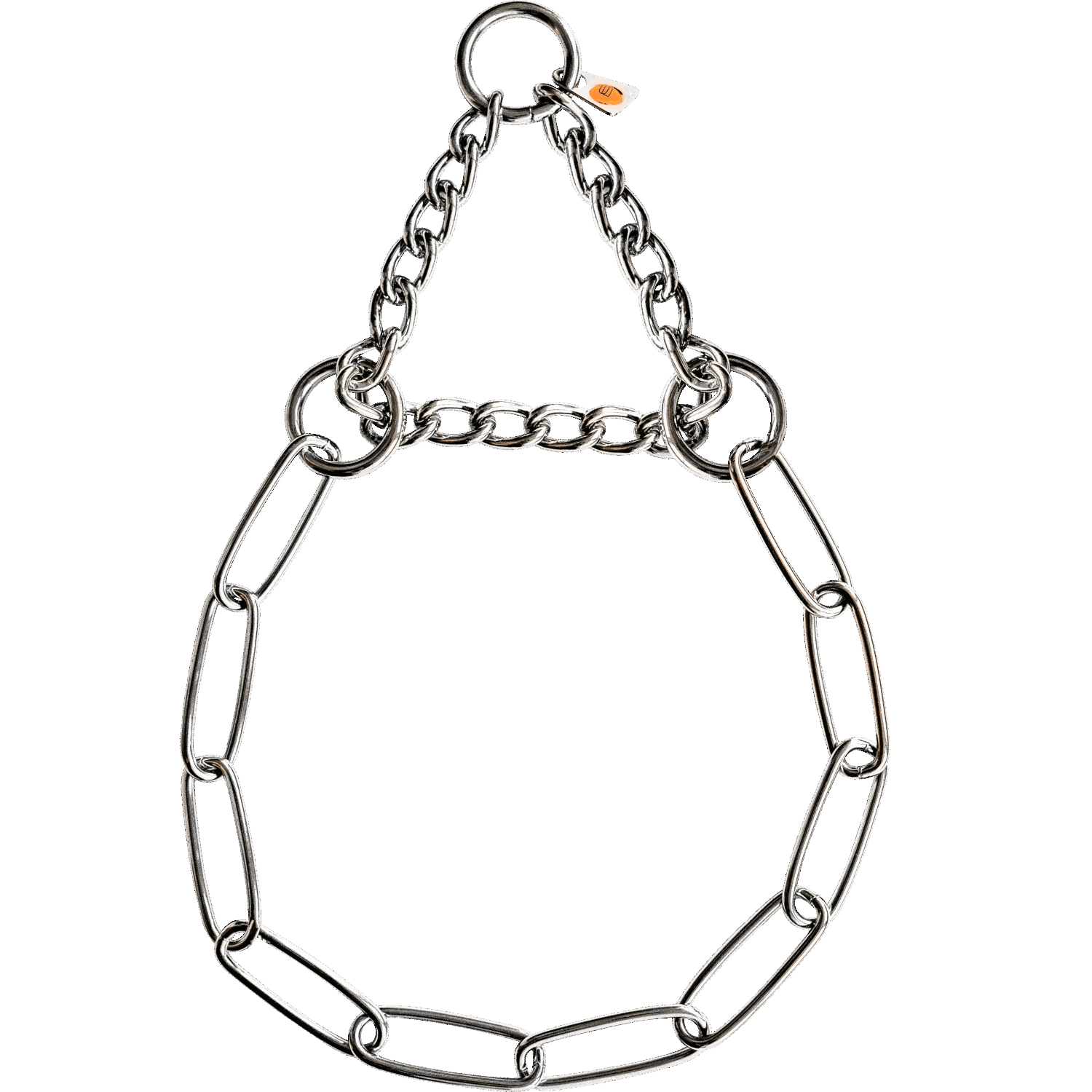 chain dog collar long link