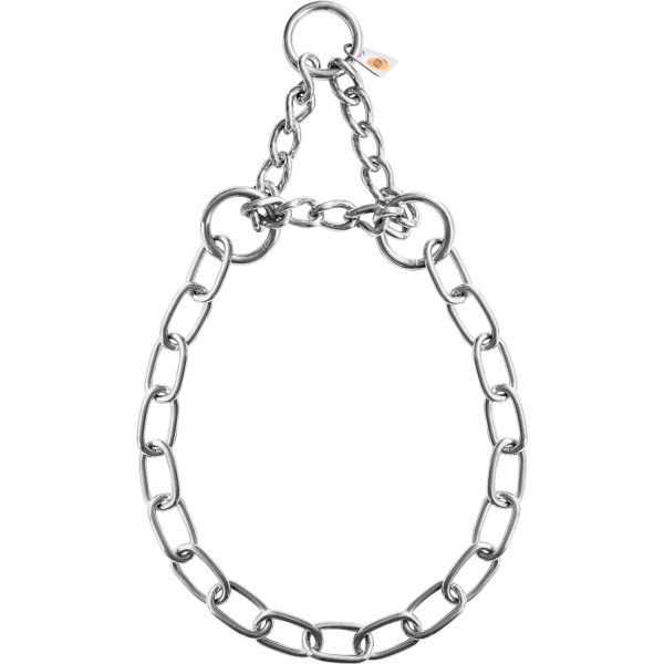 medium chain link dog collar
