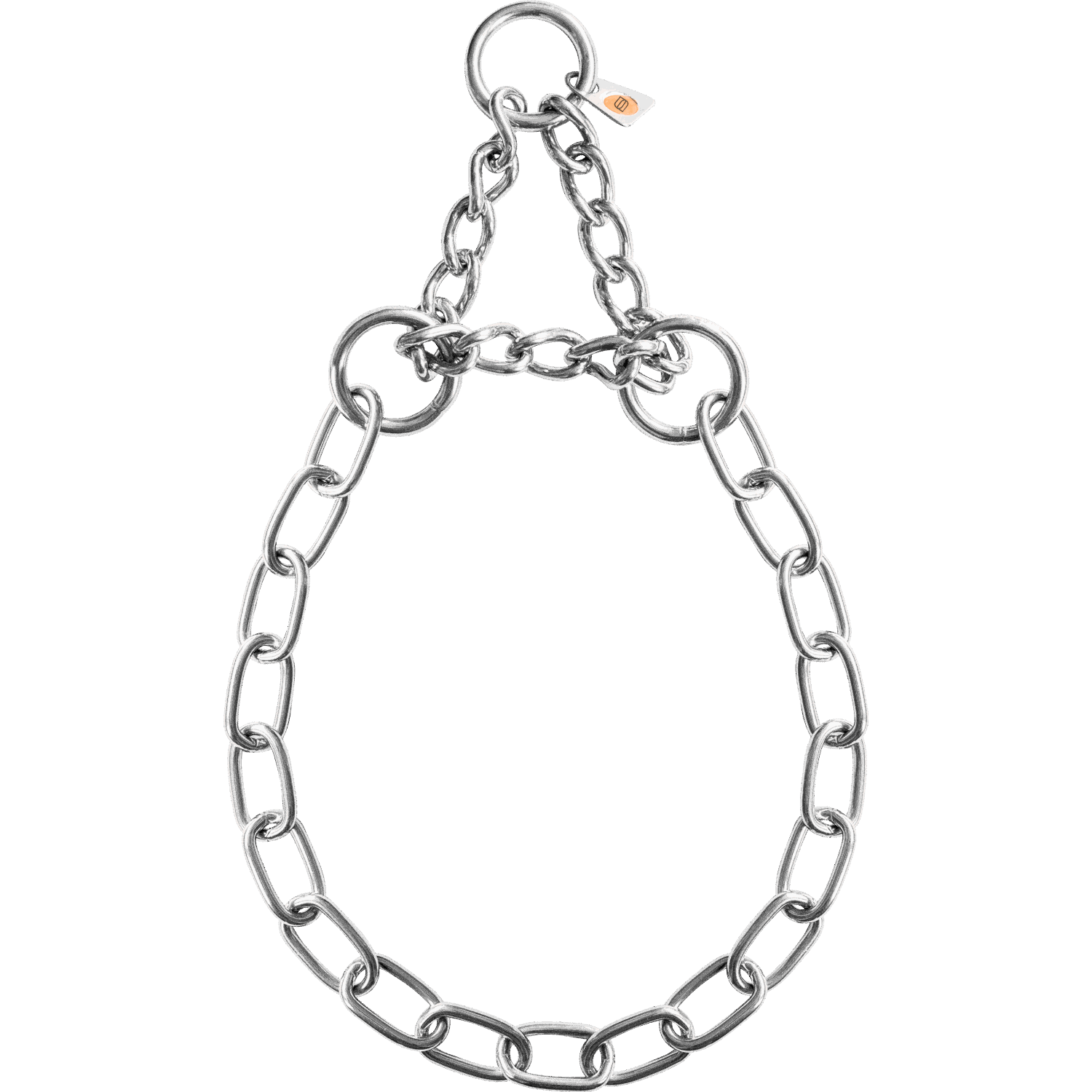 medium chain link dog collar