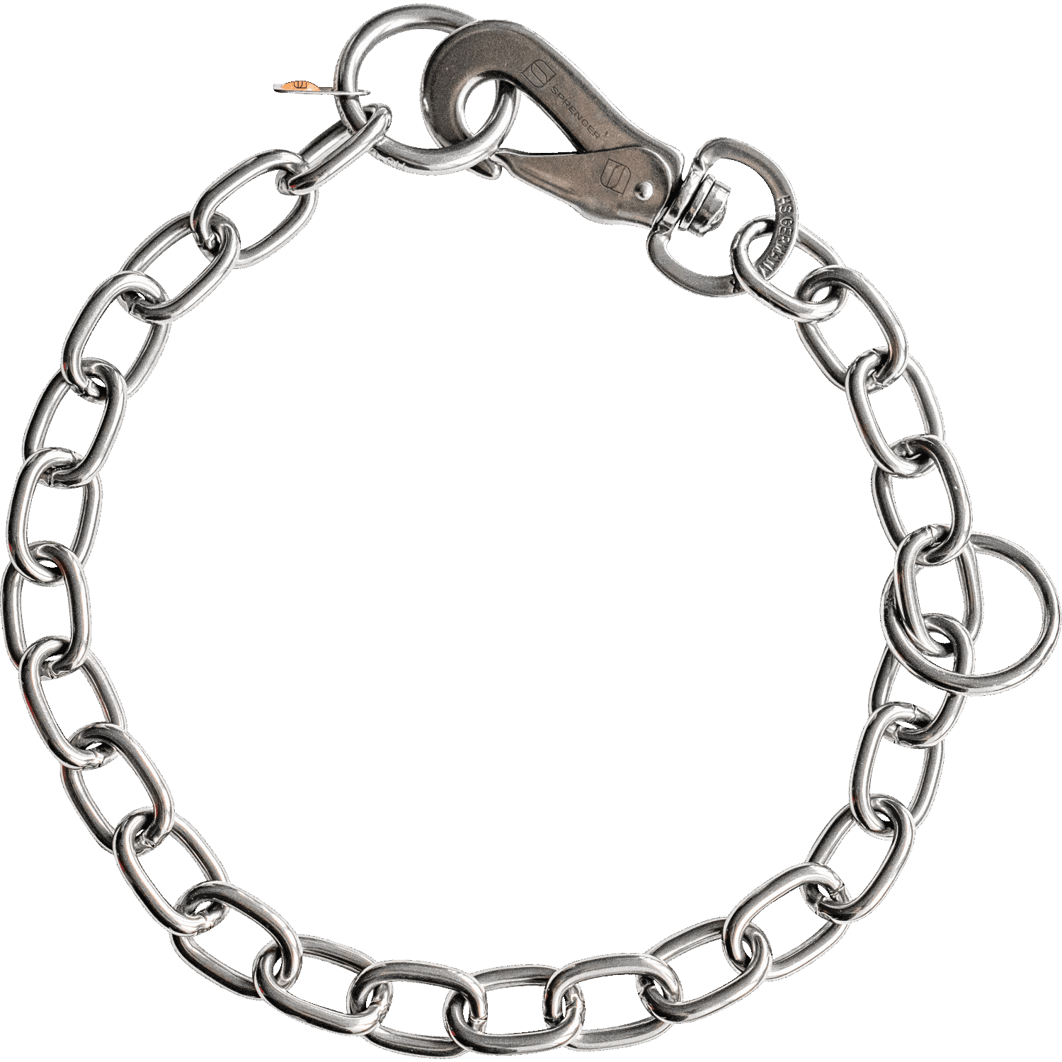 medium chain link dog collar sprenger hook