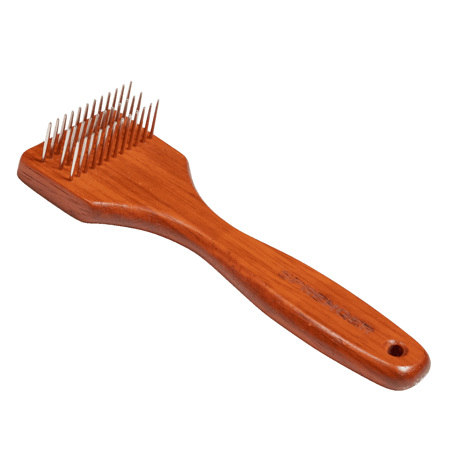 wooden dog rake