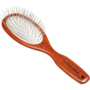 dog brush wood handle