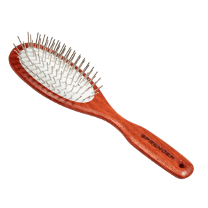 dog brush wood handle