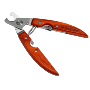 dog nail clipper wood handle safety stop