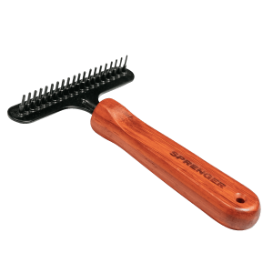 dog rake deshedding tool