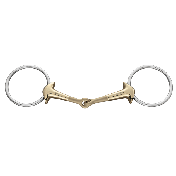 Turnado 2-Type Eggbutt Bit with Loose Rings, 16mm, 135mm (5 1/4")