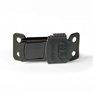 cliclock black stainless steel