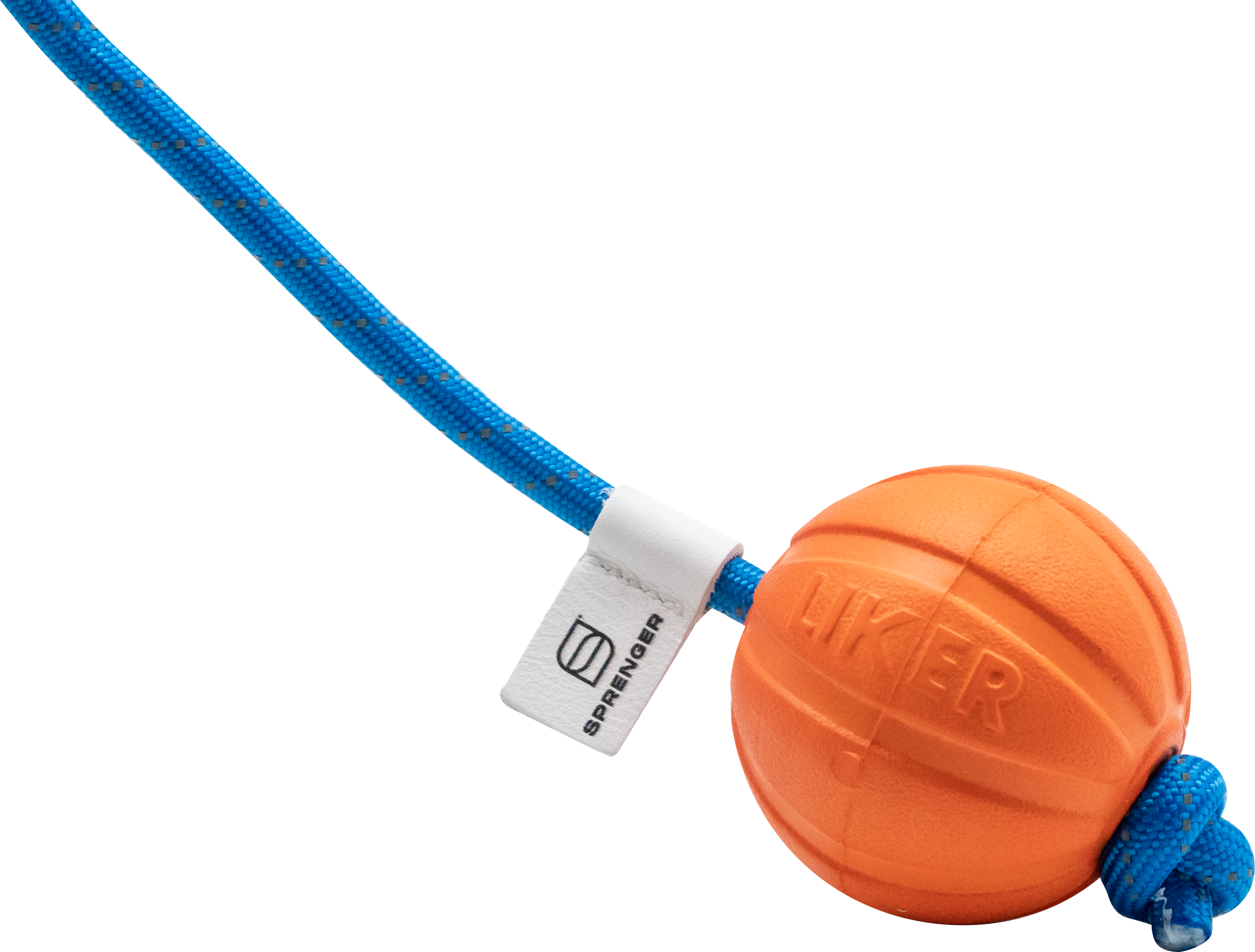 DOG TOY BALL WITH ROPE SMALL 5CM/2INCH - Image 2