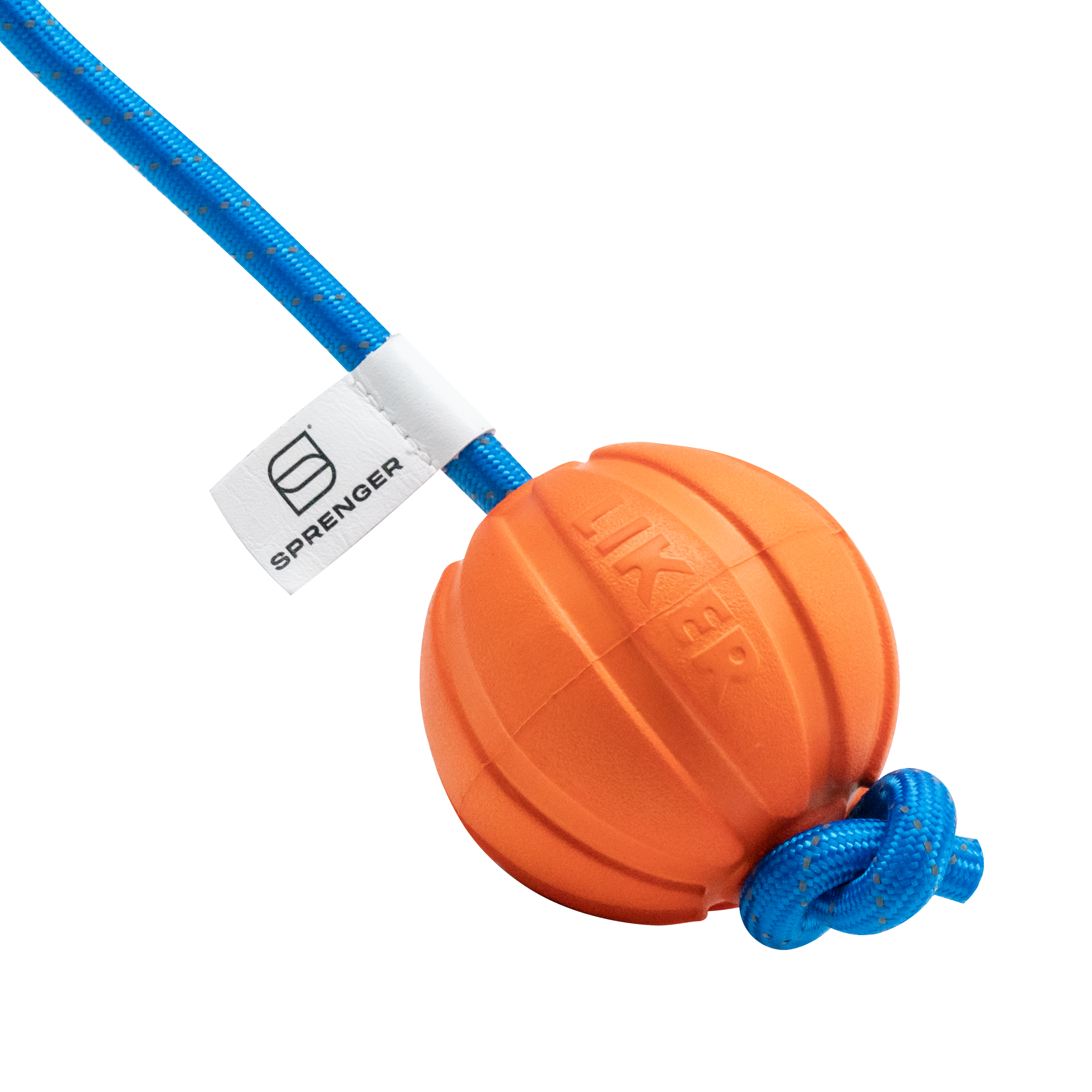 DOG TOY BALL WITH ROPE MEDIUM 7CM/2.75INCH - Image 3