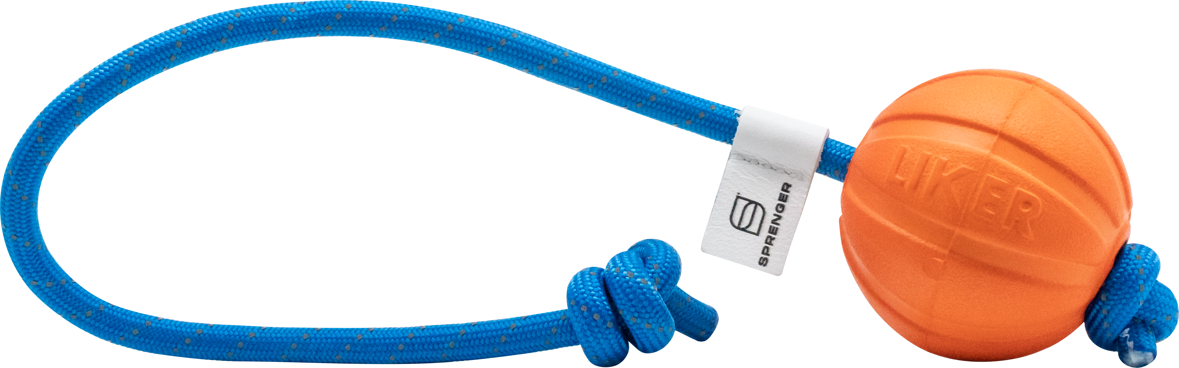 DOG TOY BALL WITH ROPE SMALL 5CM/2INCH