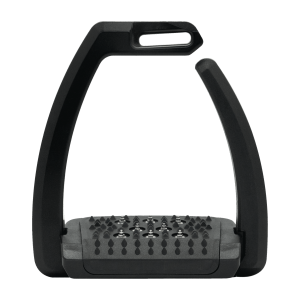 AERO STIRRUPS ALU/BLACK 4.3/4" WITH SPIKES