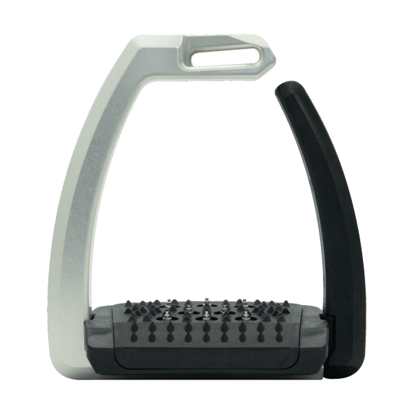 AERO STIRRUPS ALU/SILVER 4.3/4" WITH SPIKES