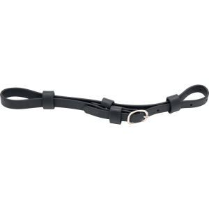 CURB STRAP BIOTHANE BLACK