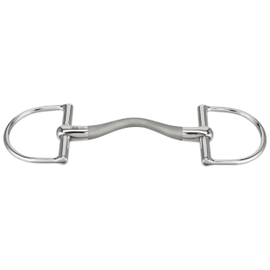 SATINOX PONY/ICEL. D-RING BIT W.CM M.MOUTH ST.ST. 14MM/RG 70MM