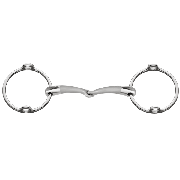 SATINOX GAG BIT  14MM ST.ST. SINGLE J.