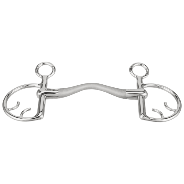 SATINOX PONY/ICEL.KIMBLEHOOK WITH CM M.MOUTH ST.ST. 14MM