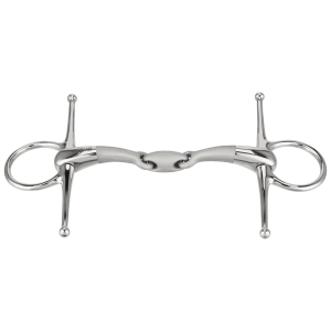 SATINOX FULL CHEEK SNAF. 14MM ST.ST. DBL.J.