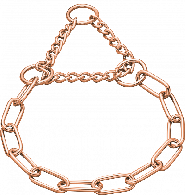 Long Link Chain Collar with Limited Traction - Curogan, 4.0mm Wire Gauge