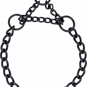 Collar, short links - Stainless Steel Black, 4.0mm