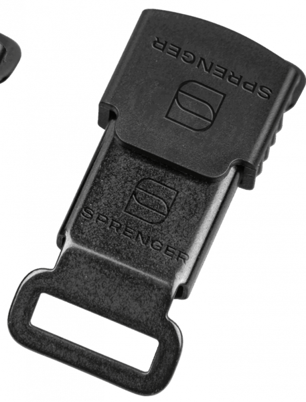 ClicLock safety fastener - Stainless steel black