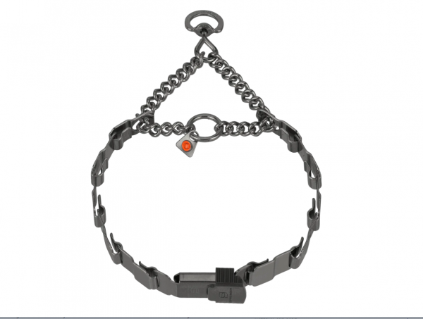 NeckTech Fun with Assembly Chain & ClicLock - Stainless Steel Matte Black