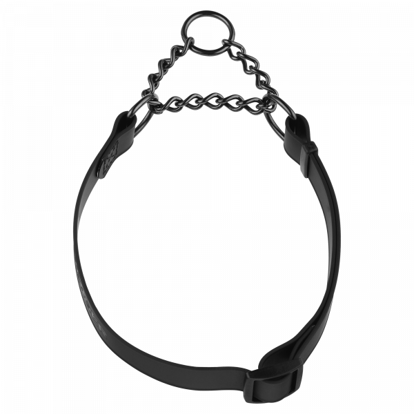 Adjustable Biothane Collar with Assembly Chain (various colors) - Image 2